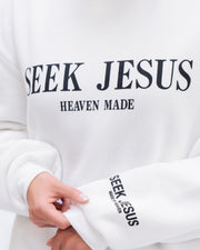 SEEK JESUS x HEAVEN MADE CREWNECK
