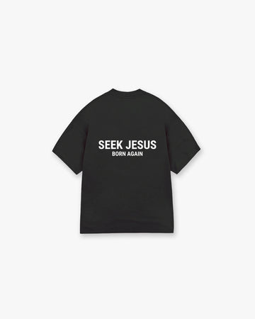 Seek Jesus Tee | Onyx Black