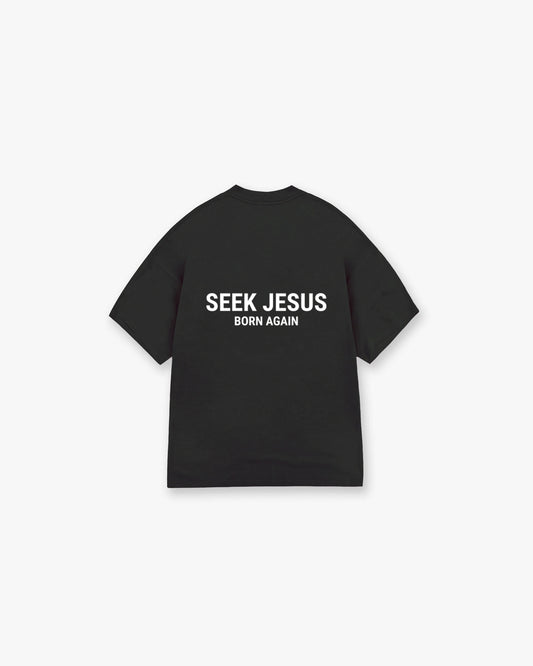 Seek Jesus Tee | Onyx Black