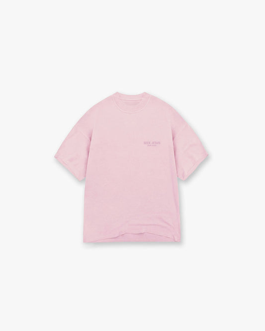Seek Jesus Tee | Rose Pink