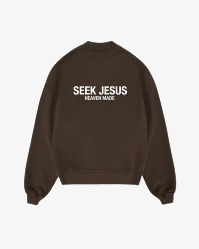 SEEK JESUS x HEAVEN MADE CREWNECK