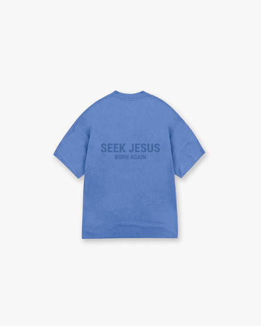 Seek Jesus Tee | Sunday Blue