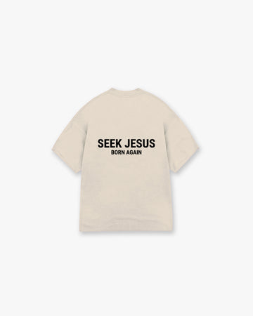 Seek Jesus Tee | Vanilla Cream