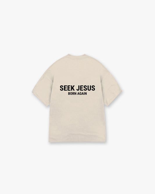 Seek Jesus Tee | Vanilla Cream