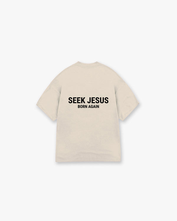 Seek Jesus Tee | Vanilla Cream