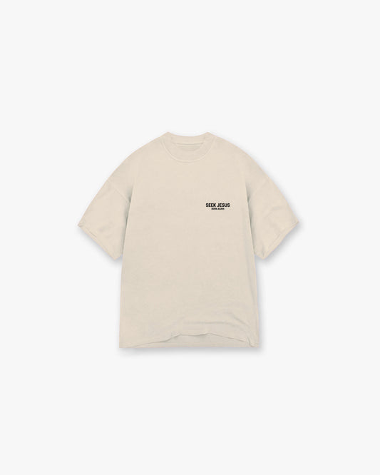 Seek Jesus Tee | Vanilla Cream